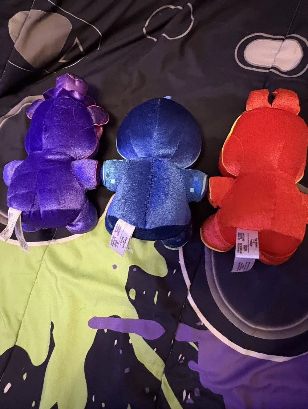 Funko Plush Set - Purple, Blue & Red Gaming Characters
